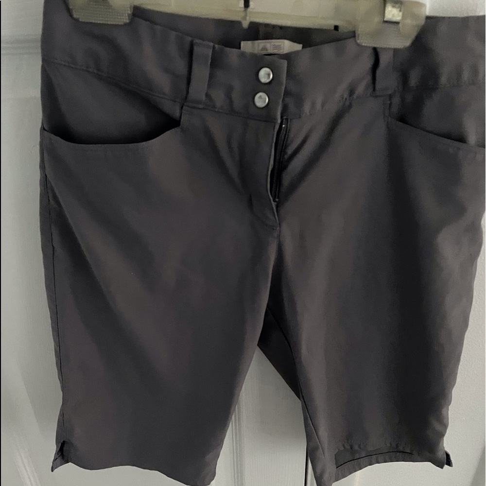 Adidas ladies golf short size 0  medium gray